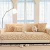 Texture Thick Plush Sofa Cushion Winter  New Style Simple Style Dust-Proof Cushion Cover Cloth Sofa Towel Home Couch Decor