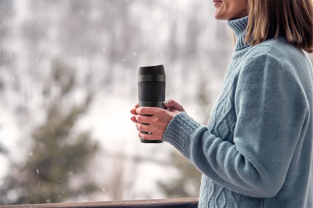 4FIZJO TRAVEL thermal mug 400ml black