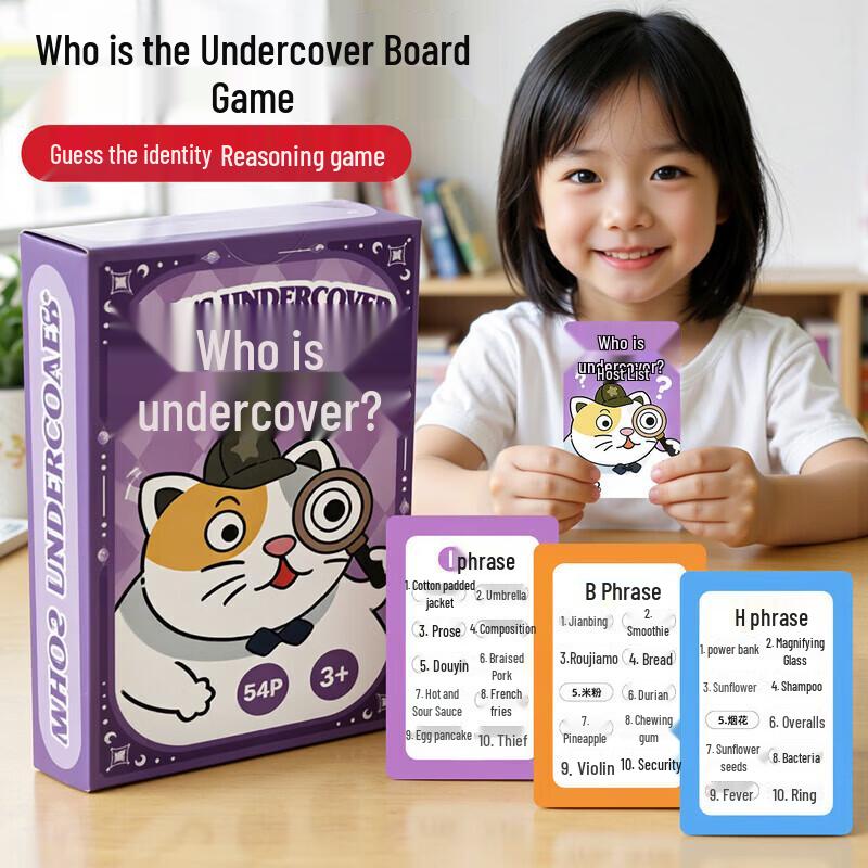 Who s the Undercover Card Game