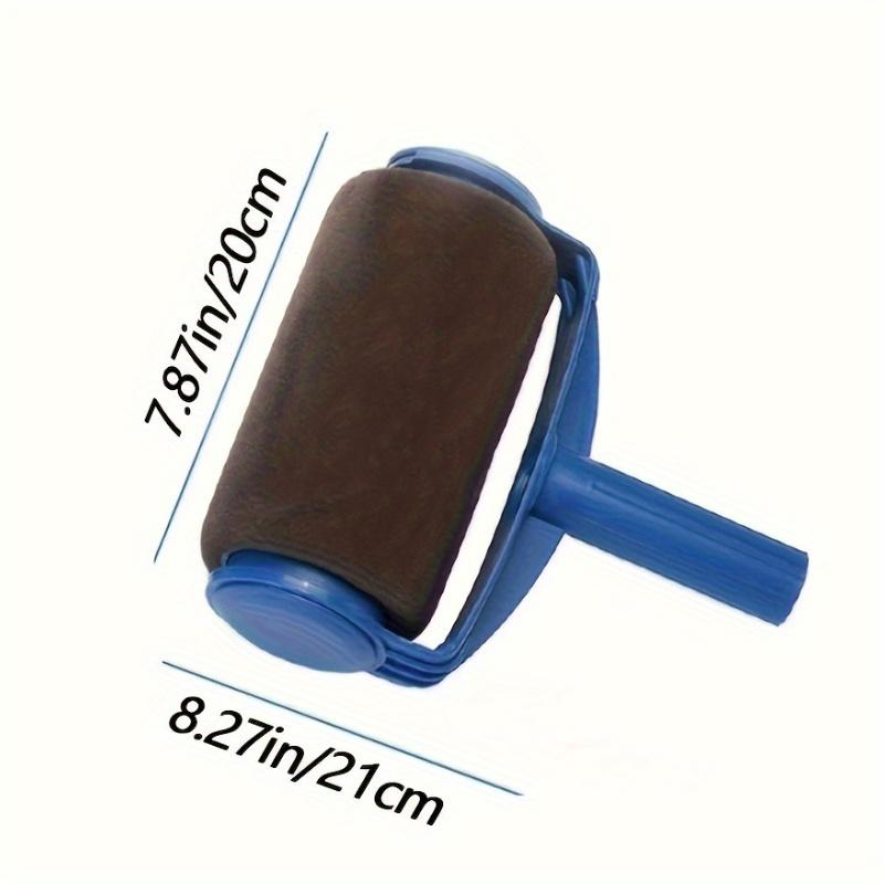 1pc Reusable Paint Roller Brush with Built-in Storage - Easy Fill & Use Design - for Wall Paint & Home Decoration - Multi-Purpose Craft Tool