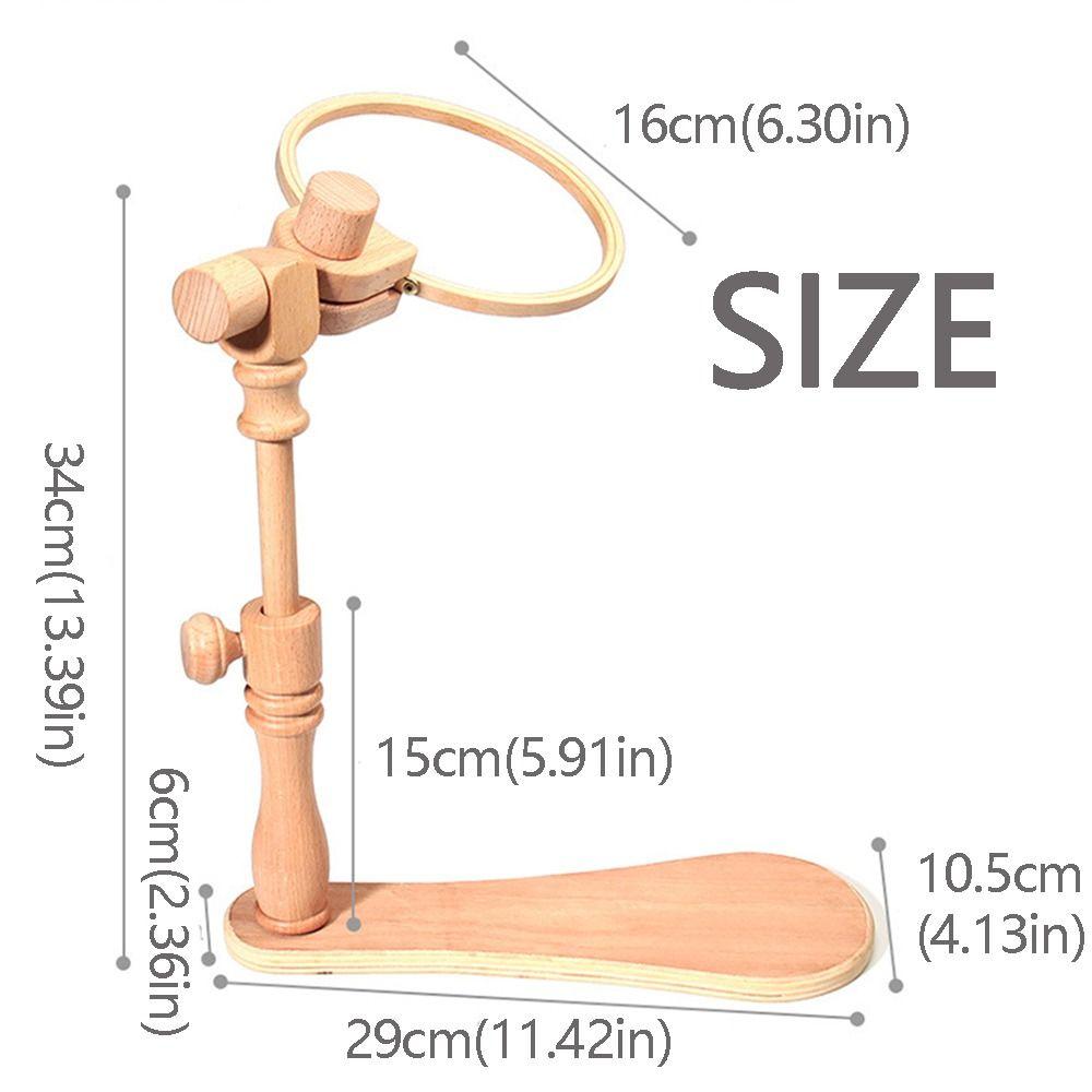 Stable Embroidery Hoops Stand Portable Cross Stitch Stand Cross Stitch Rack  Embroidery Tool