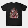 Asiatische Größe Baumwolle Unisex T-Shirt Druck T-Shirt Michael Jordan Chicago Collage T-Shirt No-Cut Druck Reguläre Passform