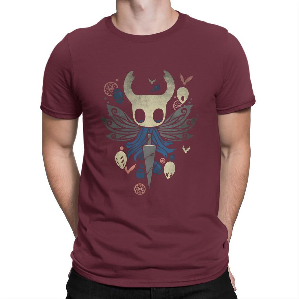 Casual The Knight Tshirts For Unisex O Neck Cotton T Shirts Hollow Knight Games Short Sleeve Tee Shirt Gift Tops