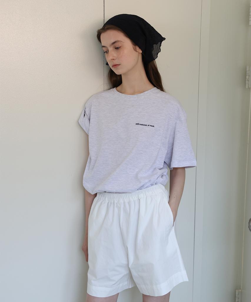 Deolil Cotton Shorts_Ivory