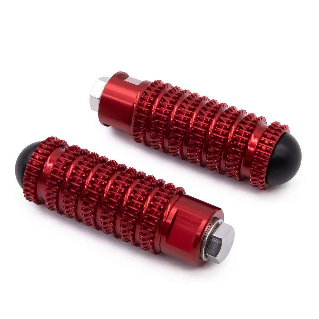 8MM Universal CNC Motorcycle Rearset Footrests Knurling Footpeg Foot Pegs Pedal For Yamaha YZF R25 R3 MT-25 2015 - 2023