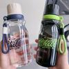Large Capacity Fitness Water Bottle Transparent Drop-Resistant Water Cup Fitness Activities