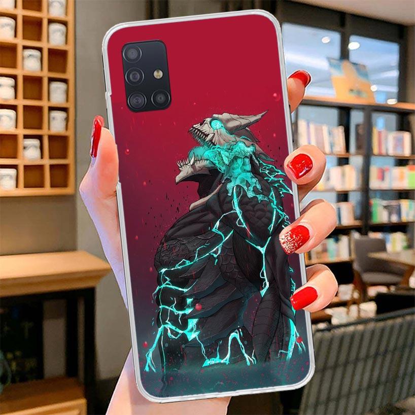 Kaiju No. 8 Anime Cover Phone Case For Samsung Galaxy A12 A22 A32 A52 A72 A02S Phone Case Note 20 Ultra 10 S10 Plus A51 A71 A50S