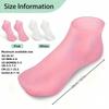 Calzini Idratanti in Gel di Silicone Calzini all'Aloe Calzini per Pedicure per Piedi Secchi e Screpolati Tallone e Ammorbidimento della Pelle Ruvida e Morta