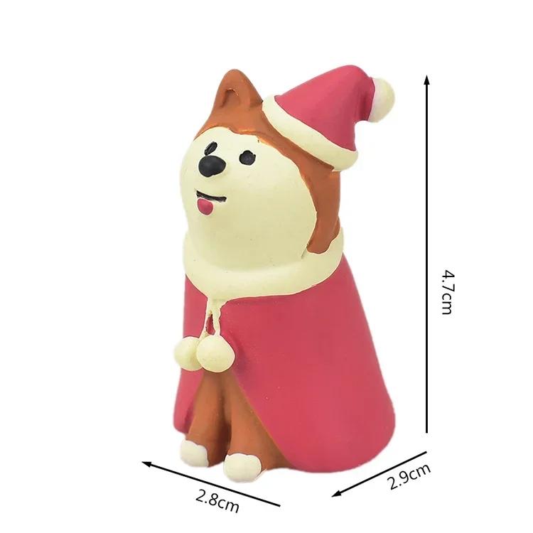 1pc Scene Decoration Christmas Series Bookshelf Decorationt Collectible Home Decoration Garden Resin Craft Toy Bonsai Ornaments