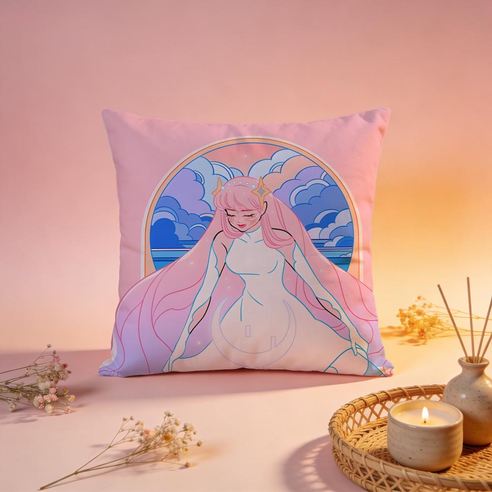 Popular RRyuu To Sobakasu No Himeead Cushion Cover Comfortable Durable Pillow Cover MultiScene for Home Office Car Sofa