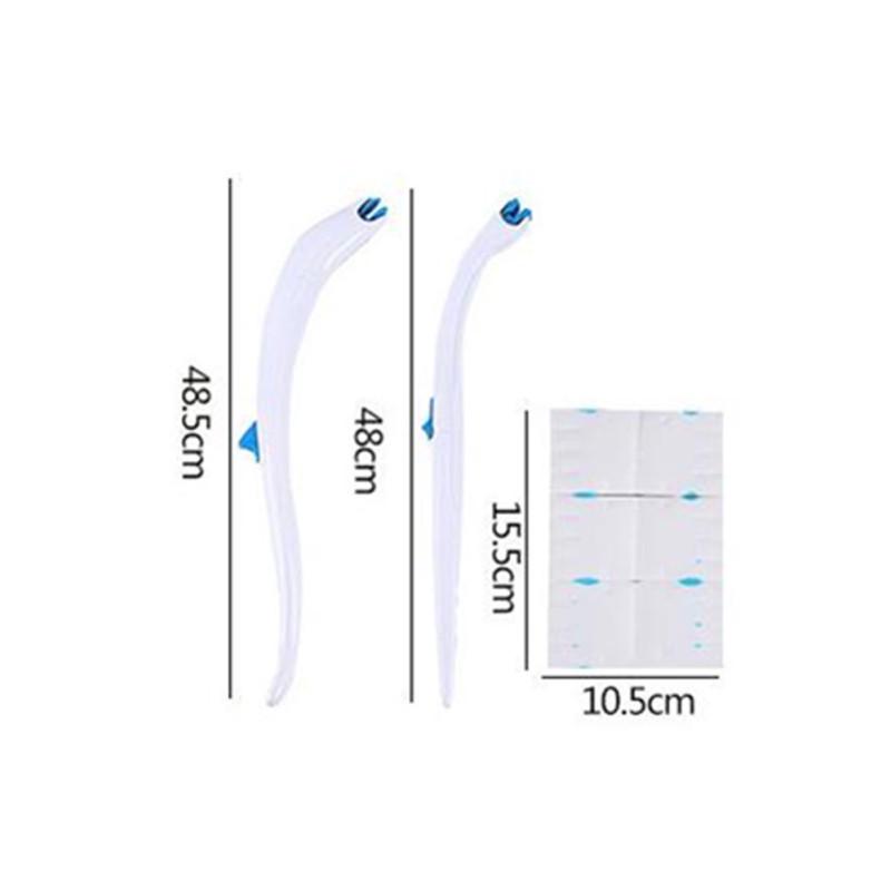 Disposable Toilet Brush Long Handle Toilet Bowl Brush without Dead Angle Cleaning Set Home Bathroom