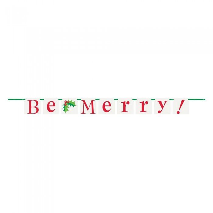 Unique Party Be Merry Christmas Banner