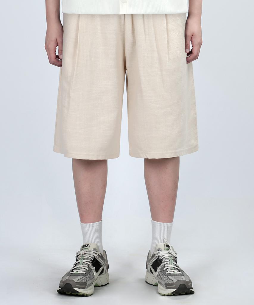 VERYVAIN Linen Bermuda Pants (Cream)