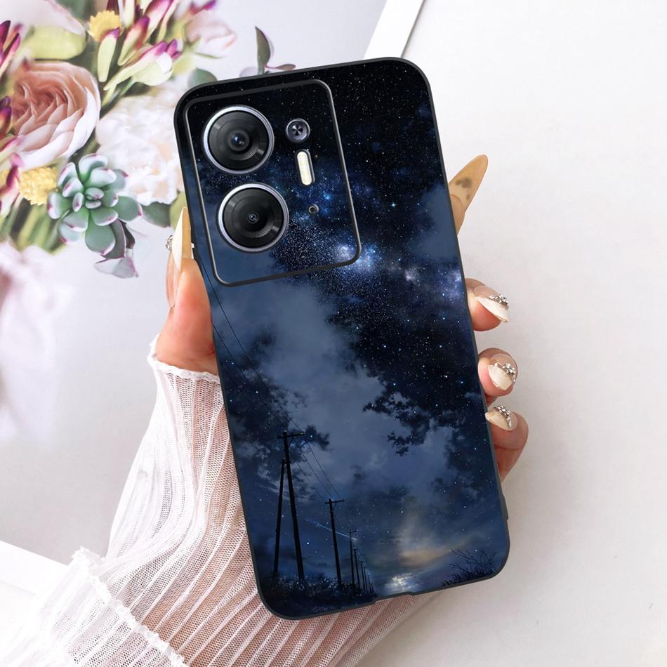 For Infinix Hot 30 5G X6832 Cool Dragon Tiger Pattern Phone Case For Infinix Hot30 5G Black Silicone Soft Cases