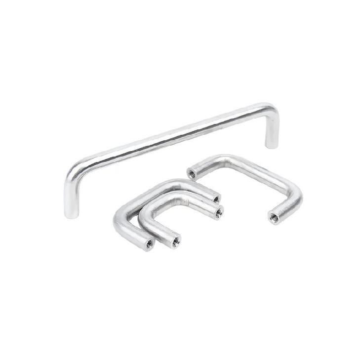 M4-M8 304 Stainless Steel Solid U Shape Pull Handle Welded Cabinet Wardrobe Door Knob Furniture Hardware
