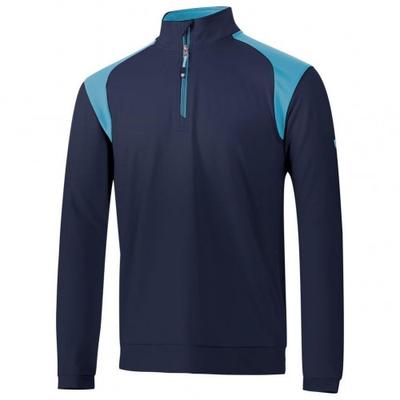 Island Green Mens Color Block Paneled Golf Top Layer