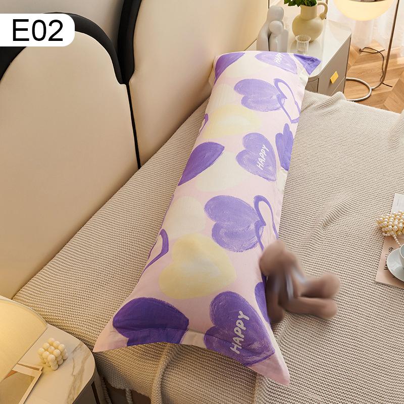 120/150/180cm Cartoon Printed Cotton Long Pillowcase Soft Couple Lover Sleeping Pillow Cover Girl Bedroom Decor Pillow Case