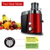 220V 2-hastighets juicepresse i rustfritt stål Elektrisk juicepresse Fruktdrikkemaskin for hjemme Sonifer fersk juicepresse