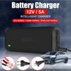 12V 5A Car Battery Chargers 75W Power Fast Charging Intelligent 3 Stages Lead Acid AGM GEL Battery-chargers Storage Cell Charger