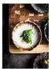 Japanese Ceramic Leaf Design Small Dish for Snacks, Sauce, or Sushi
