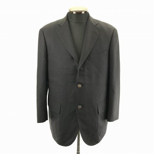 

Onward Kashiyama/William Halstead/Премиальный пиджак индивидуального пошива/L/Темно-синий/Центральная шлица/Однобортный/На 3 пуговицы