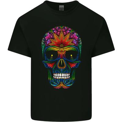 A Day of the Dead Sugar Skull Kids T-Shirt Childrens