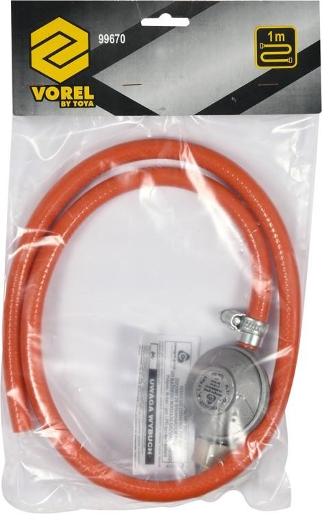 GAS REDUCER WITH HOSE 1.0M 99670 VOREL