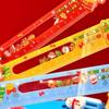 Cartoon Santa Claus Snowman Christmas Ruler Creative Drawing Painting Tool Reward Stationery Student Gift School Supplies