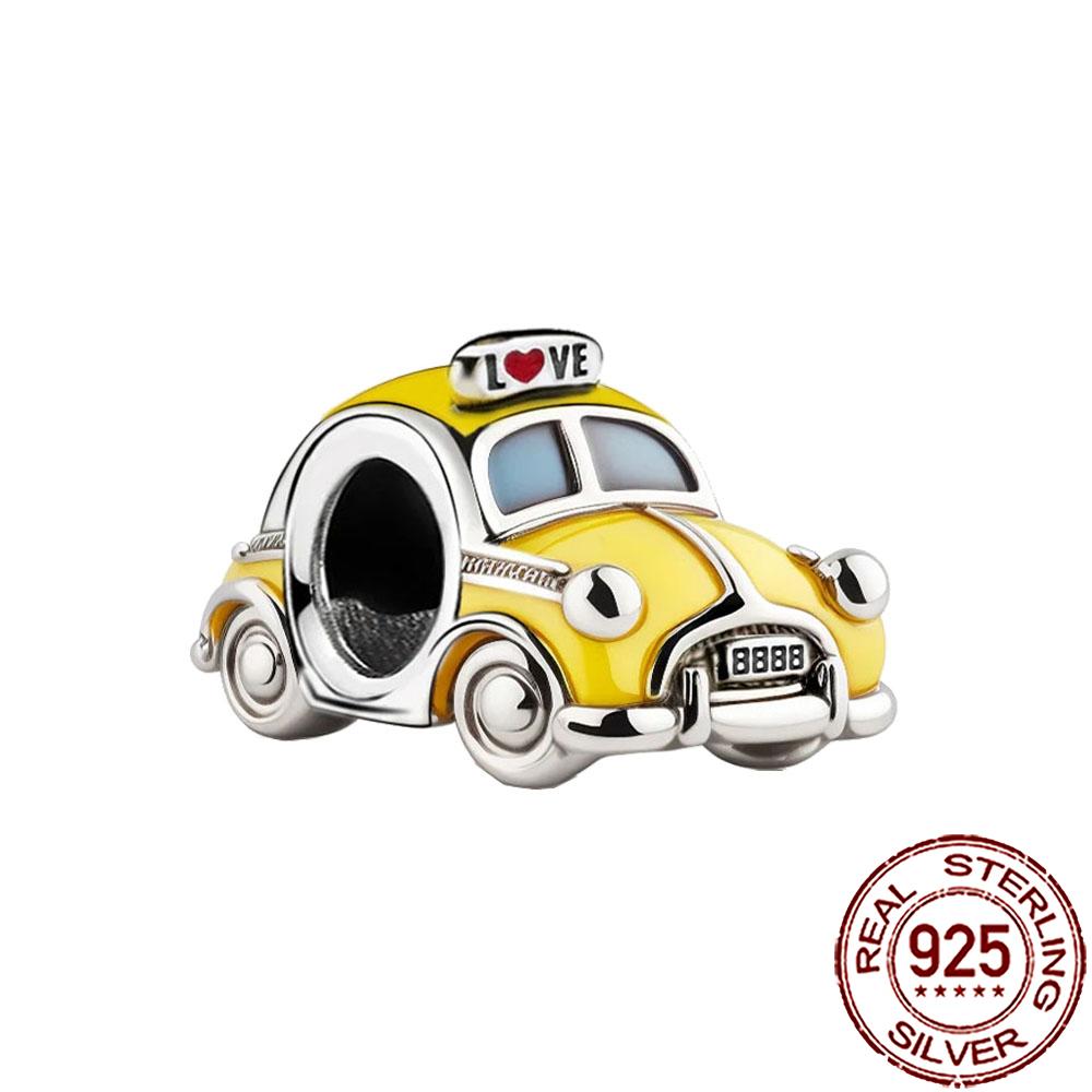 New Charms Copper Airplane Globe Suitcase Air Balloon Travel Beads Fit Original Bracelet Necklace Diy Jewelry