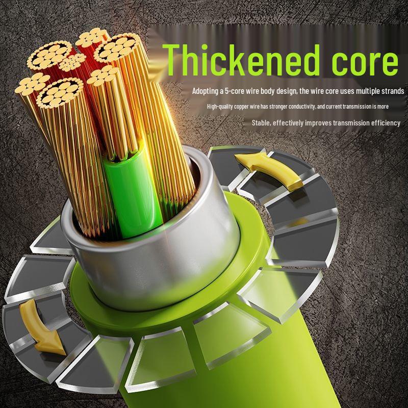 240W Super Flash Type-C Cable for Apple, Huawei, Vivo, Oppo, Xiaomi Car Chargers