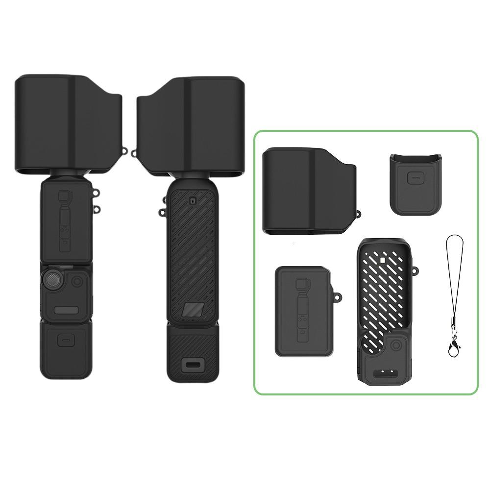 Kratzfeste Gimbal-Kamera-Schutzhülle Staubdicht Leichtgewichtiger Bildschirmschutz Schnellverschluss Silikon für DJI Osmo Pocket 4P