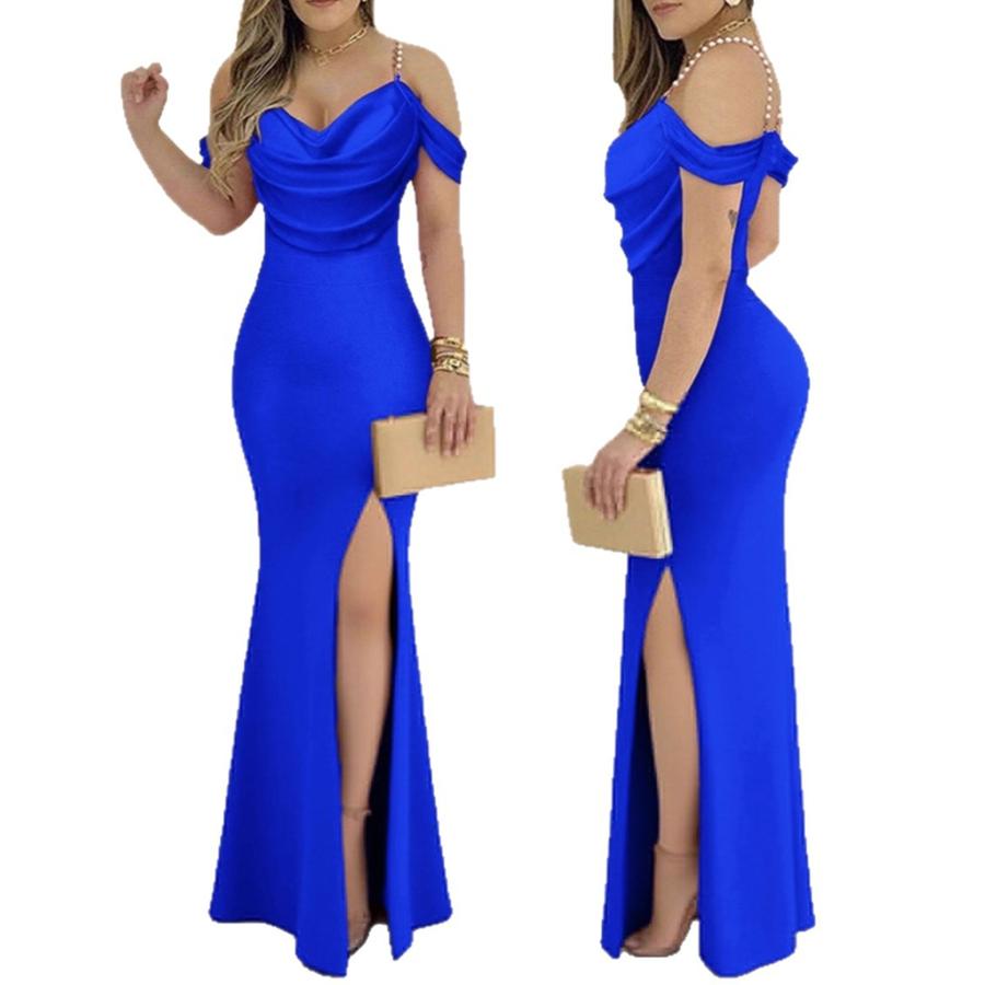 Summer New Sexy Hollow Out Waist Cinched Wrap Dress for Women