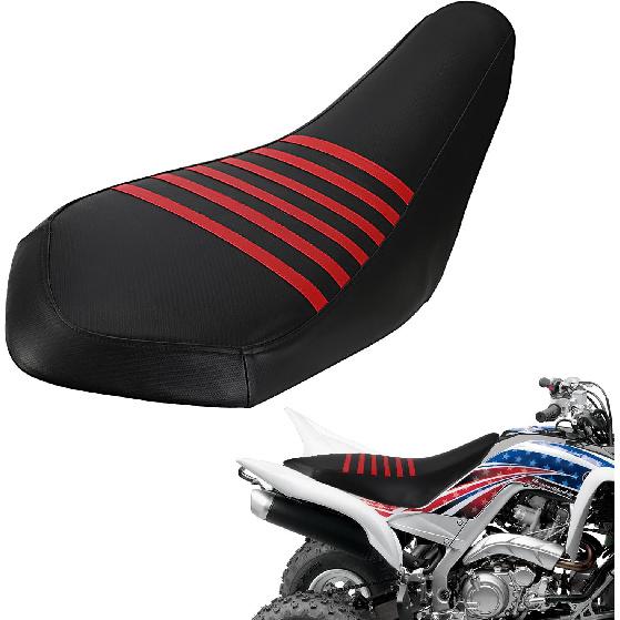 ATV Seat Cover Non-Slip Soft Waterproof for Raptor 700 700R 2006-2024, High Elastic Leather Black