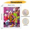 Disney Oil Painting Goofy Movie Art Handmade Diy Painting Home Decoration Gift