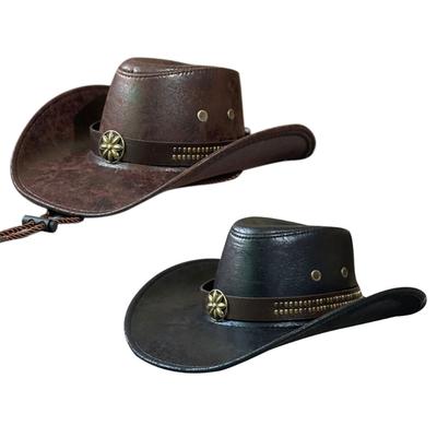 Shopping Traveling Supplies Western Rivet Cowboy Hat Girl Costume Cosplay Cap Household Decoration for Home Festival