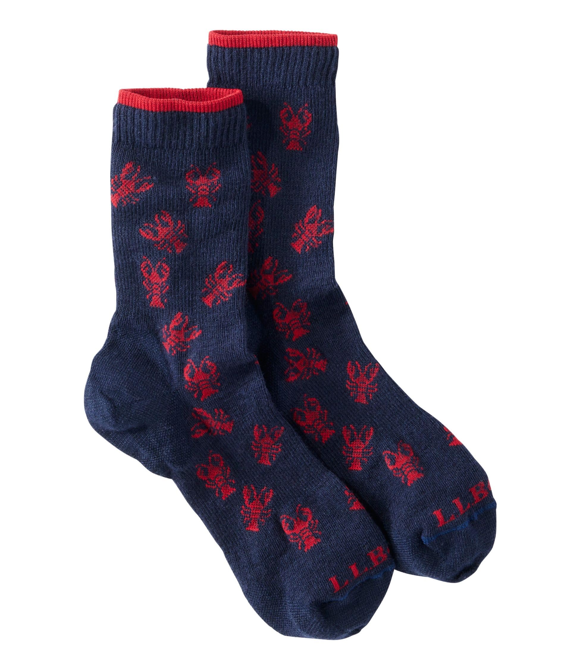 

Main Motif Size Nautical Navy 1000294835 L.L.Bean Men s L.L.Bean Socks, M, Lobsters, Multicolor,