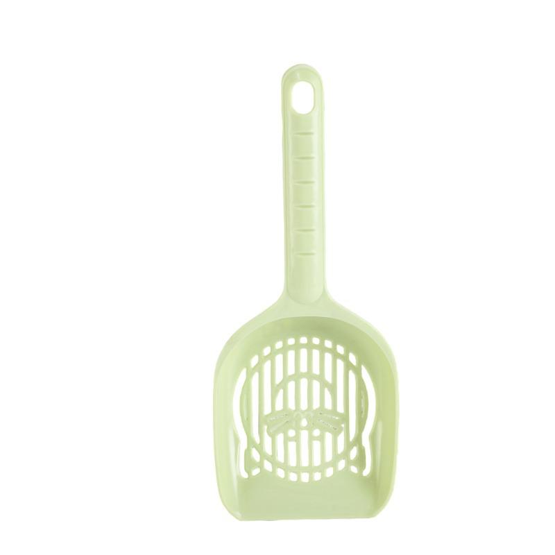 Long Handle Cat Litter Scoop with Fine Holes - Easy to Clean and Perfect for Pet Waste Management