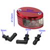LMoDri Motorcycle Brake Fluid Oil Reservoir Cup Tank +Support Bracket FOR KTM YAMAHA MT07 MT09 TMAX500 530 HONDA YZFR3