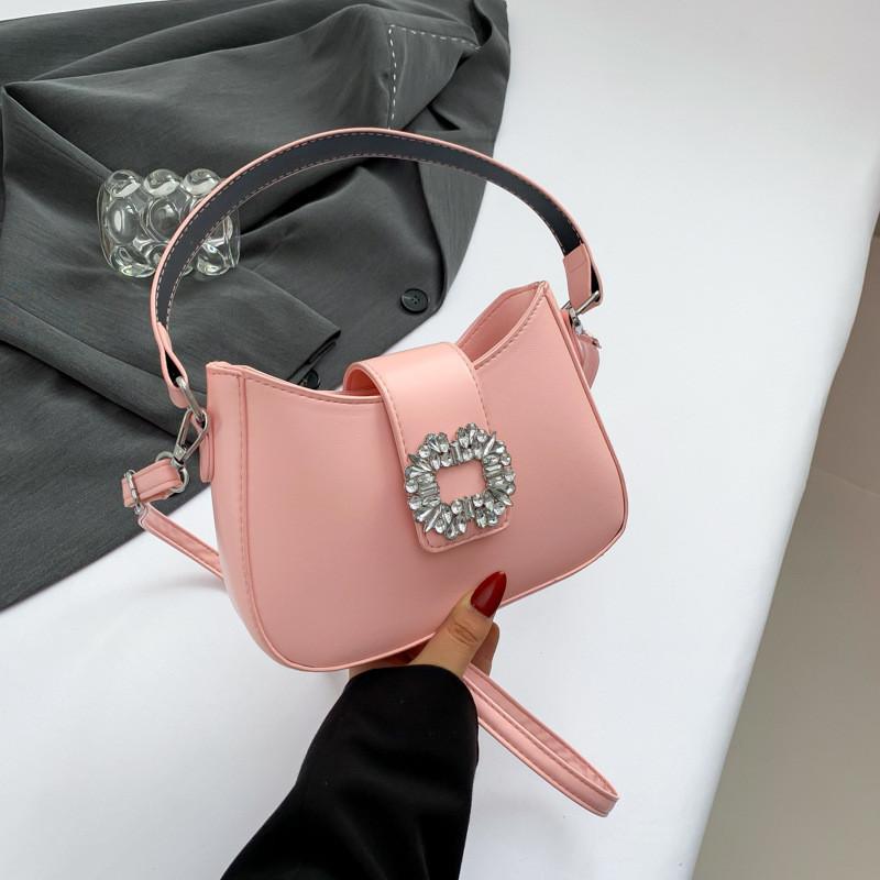 Chic Fashionable Small Crossbody Bag Trendy Street Style Pu Leather In Multiple Colors