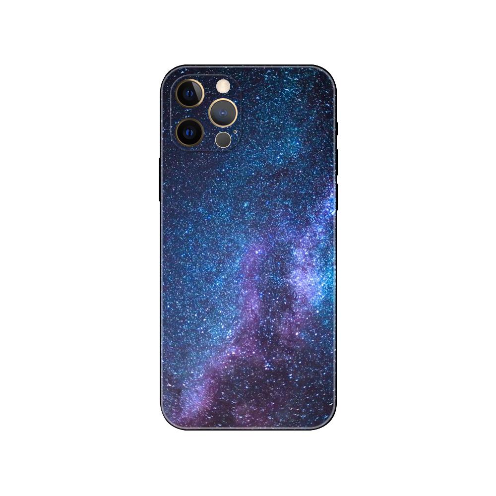 Interstellar Purple Space Star Phone Case for Iphone 5s 2020se 6s 7 8 Plus X 10 XR XS 11 12 13 Mini Pro MAX Black Tpu Back Cover