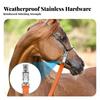 2 Pieces Long-Lasting Horse Tie-down Strap Reinforced Nylon with