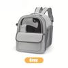 Sac à dos transporteur pour animaux de compagnie pliable et portable en maille respirante de grande capacité pour chien et chat, fournitures de voyage en plein air, camping, randonnée