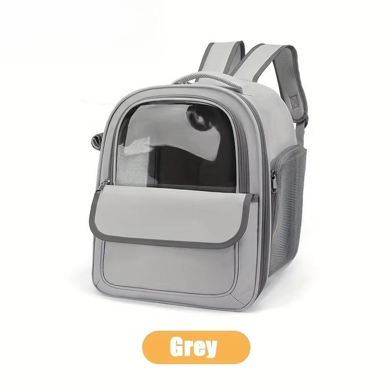 Sac à dos transporteur pour animaux de compagnie pliable et portable en maille respirante de grande capacité pour chien et chat, fournitures de voyage en plein air, camping, randonnée