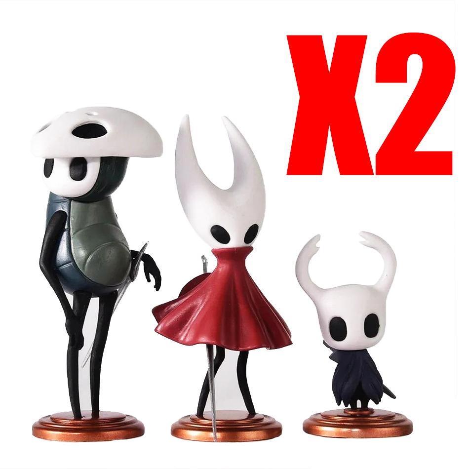 3pcs/set Hollow Knight GK Game Anime Figurine Anime Action Figure Sculpture Collectible Model PVC Statue Decoration Ornament Toy