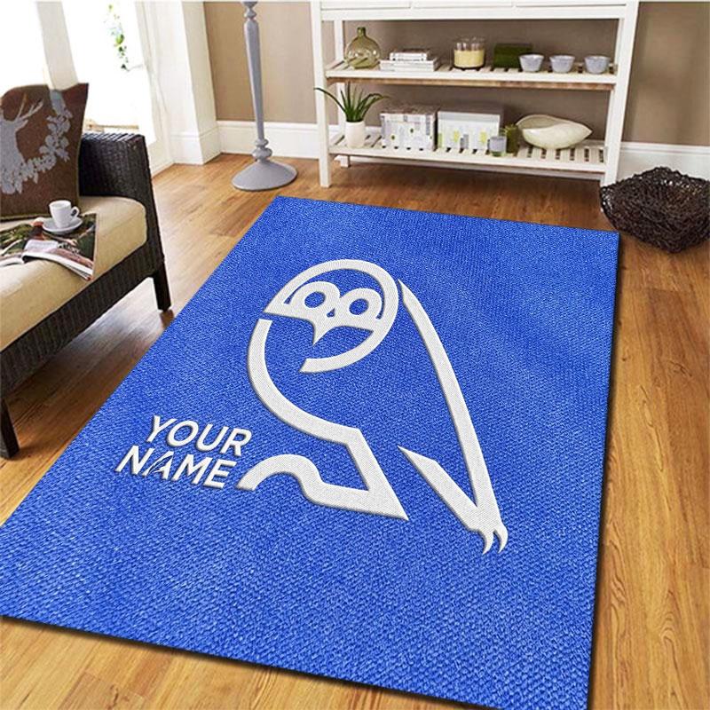 Sheffield Wednesday Football Club Custom Name Carpet Rug for Living Room Bedroom Home Sofa Decoration,Kids play Non-slip Floor Mat