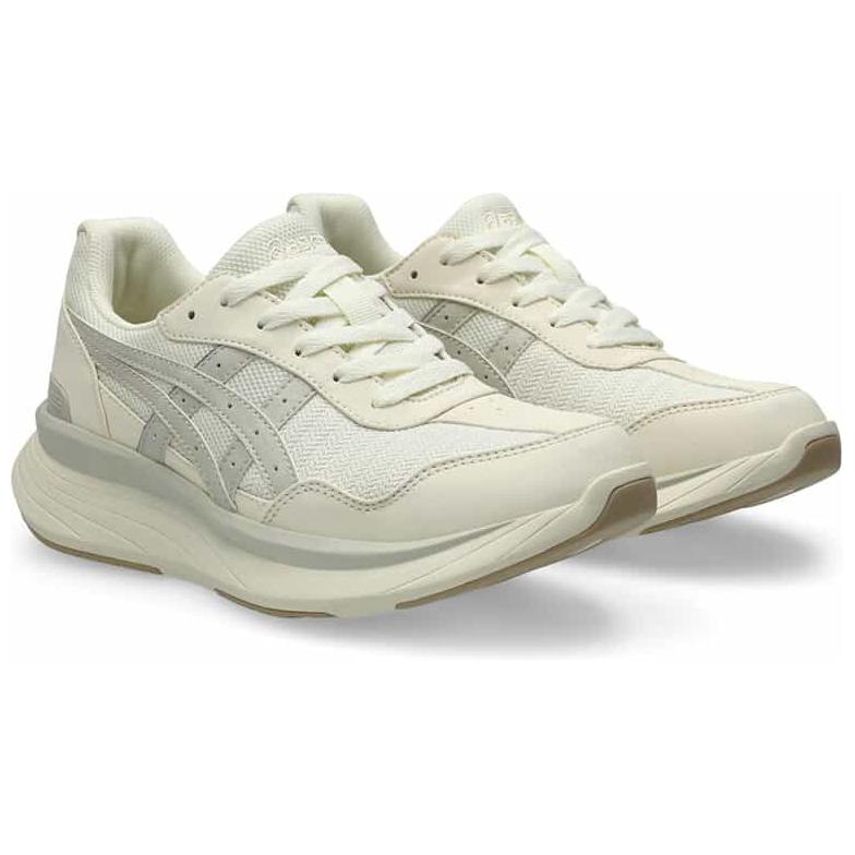 Asics Up Ladies Comfortable Versatile Low-Top Casual Running Shoes Women Sneaker Gray Beige 1242A019-750