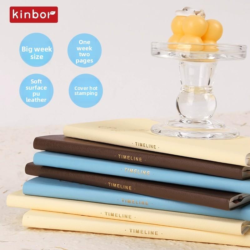 Kinbor Weeks Plan Portable Pocket Notebook A6 A5 Journal Weekly Planner Monthly Yearly Planning Agenda Calendar Note Book