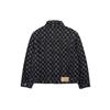 MLB SS22 New York Yankees Letter Print Loose Denim Jacket Women Jacket Gray 3ADKM0121-50GRD