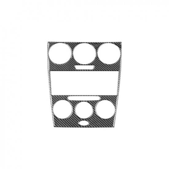 Carbon Fiber Central Control Dashboard Cover Sticker For Mazda 6 2006 2007 2008