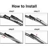 24"+20"+14" Front Rear Wiper Blades for XC90 MK2, XC60 MK2, S90, V90, V60 MK2
